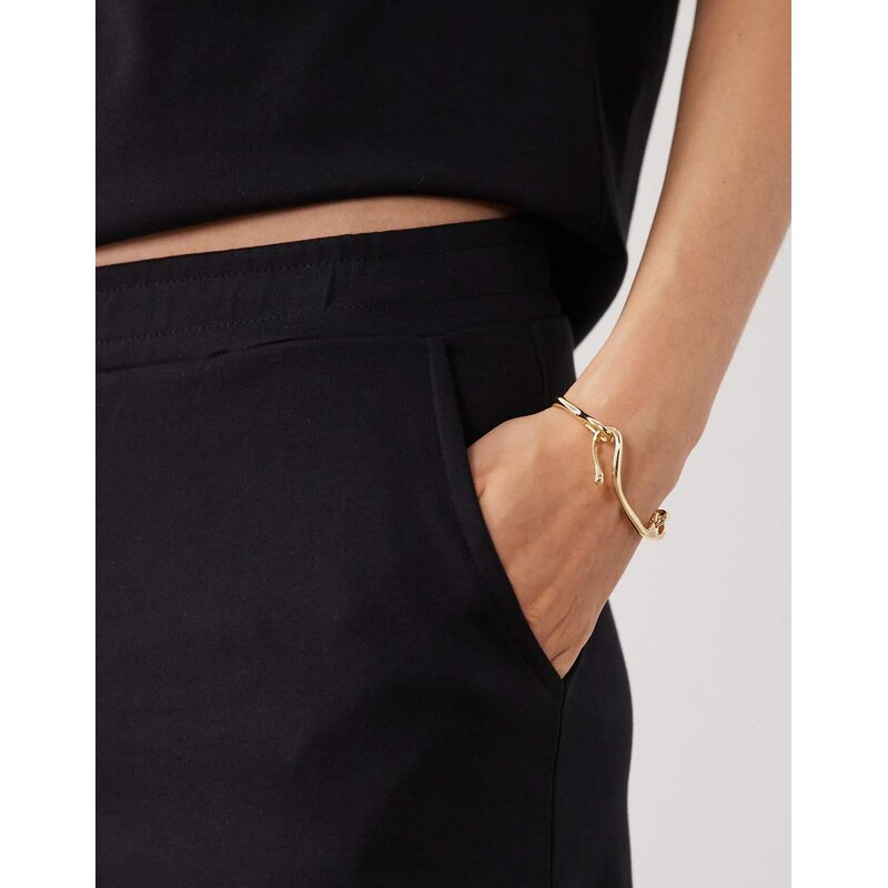 JDY shorts co-ord in black