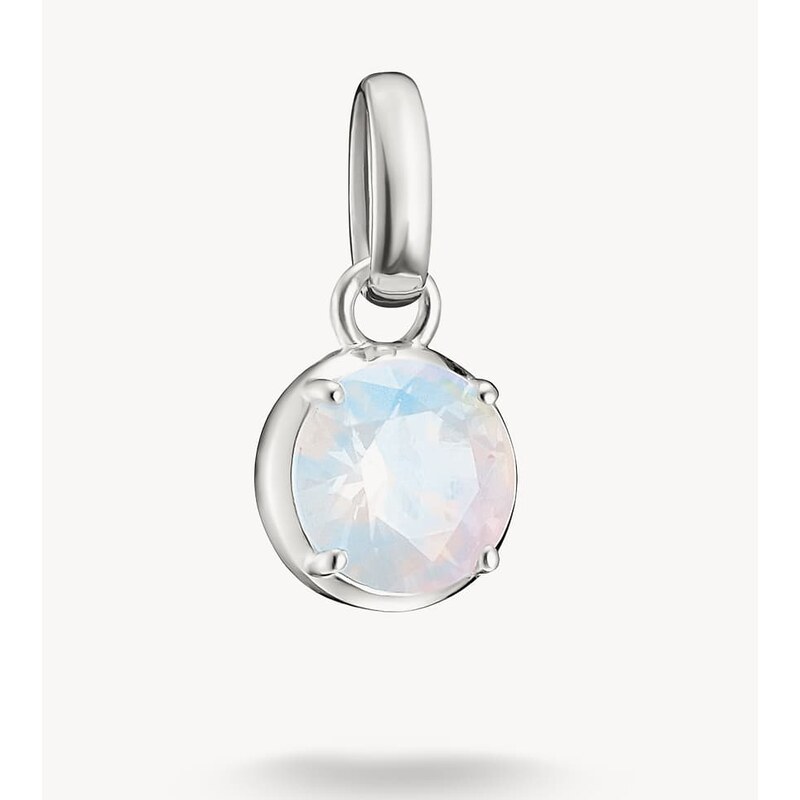 Thomas Sabo Charm pendant in silver, white