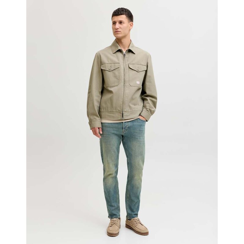 Jack & Jones Tapered fit jeans in blue denim