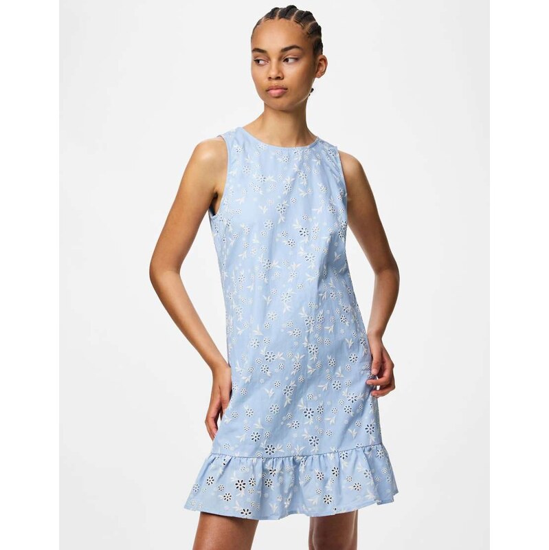 Pieces Mini dress in light blue