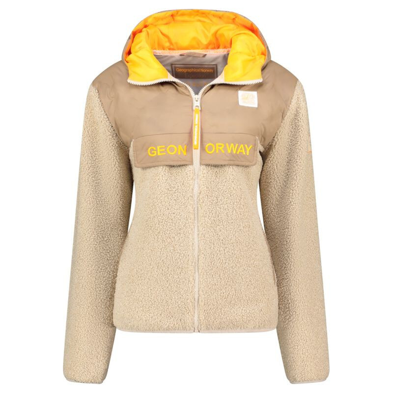 Dámský fleece Geographical Norway Techic Fz Beige Db Lady 056 beige 115501146