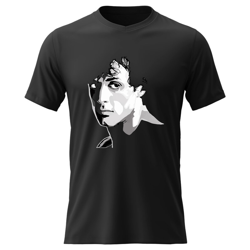 Giftela Pánské bavlněné tričko s potiskem - ROCKY BALBOA - černé