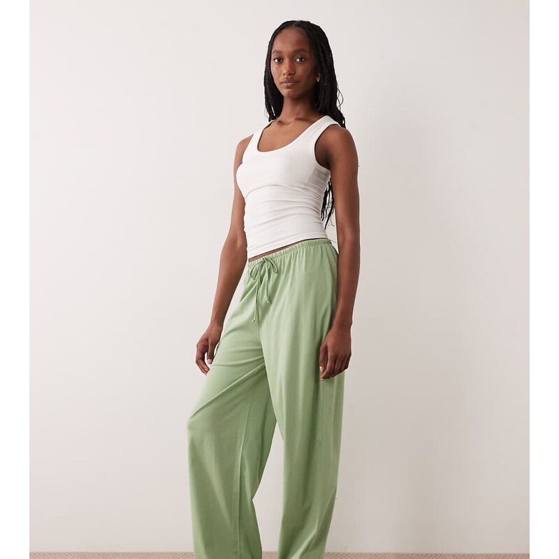 ASOS Tall ASOS DESIGN Tall mix & match cotton pyjama trouser in 115522197