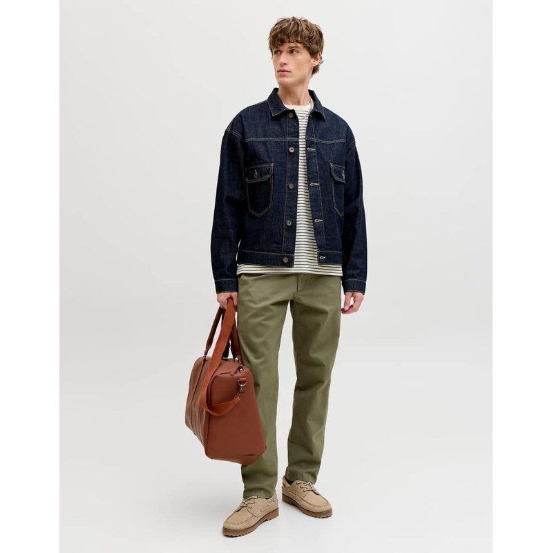 Jack & Jones Chino trousers in deep lichen green