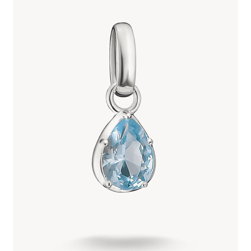 Thomas Sabo Charm pendant in silver, blue