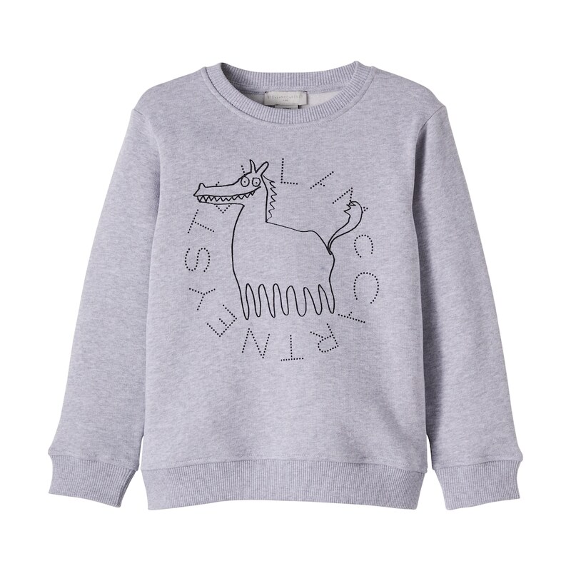 Stella McCartney Kids Logo cotton jersey sweatshirt