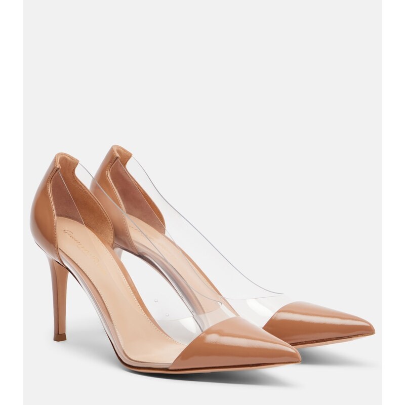 Gianvito Rossi Patent leather and PVC pumps