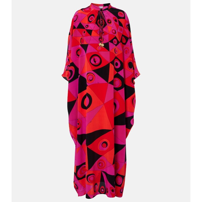 Pucci Occhi silk twill kaftan
