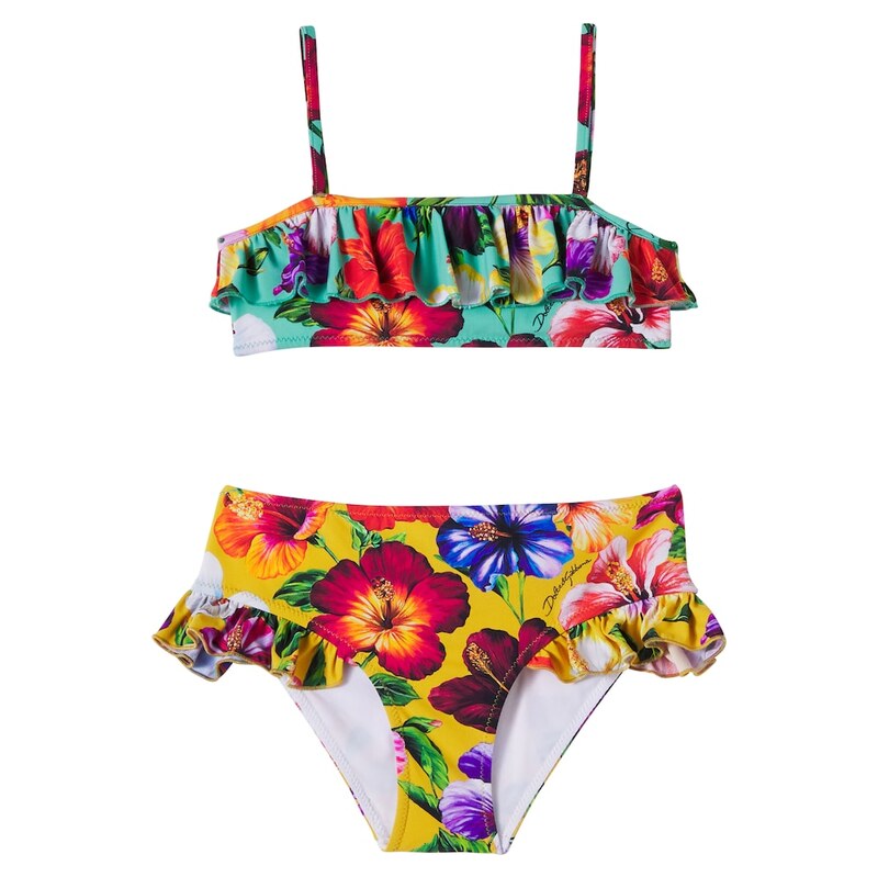 Dolce&Gabbana Kids Floral bikini