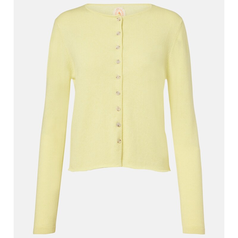 Jardin des Orangers Cotton and cashmere cardigan