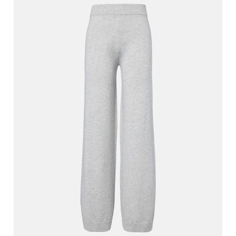 Jardin des Orangers Cotton and cashmere wide-leg pants
