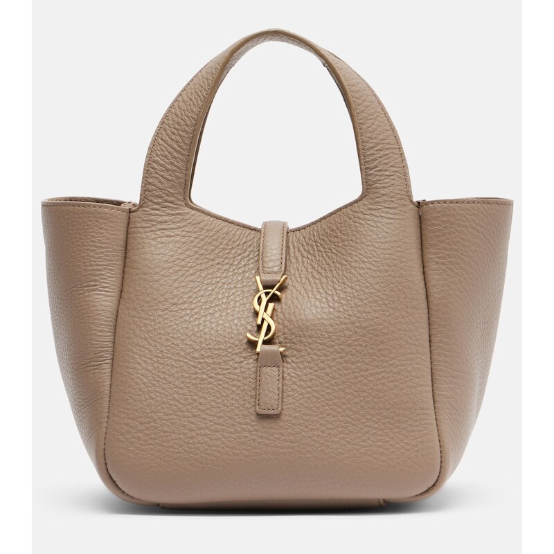 Saint Laurent Le 5 Ã 7 Bea Baby leather top-handle bag
