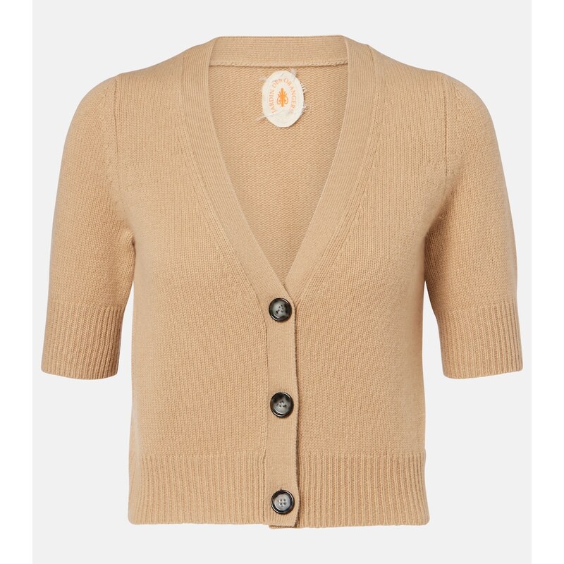 Jardin des Orangers Cropped cashmere cardigan