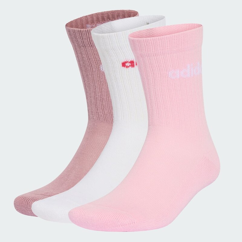 Adidas Ponožky Linear Crew Cushioned – 3 páry