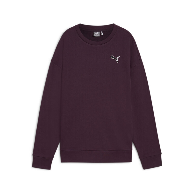 PUMA LEPŠÍ ZÁKLADY Posádka PUMA Midnight Plum Purple 115504547