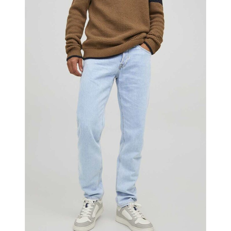 Jack & Jones Tapered fit jeans in blue denim