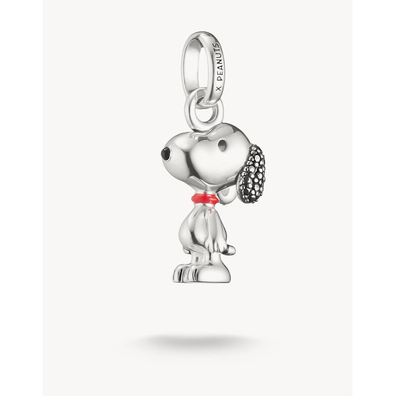 Thomas Sabo Silver charm pendant snoopy pavé peanuts connect in