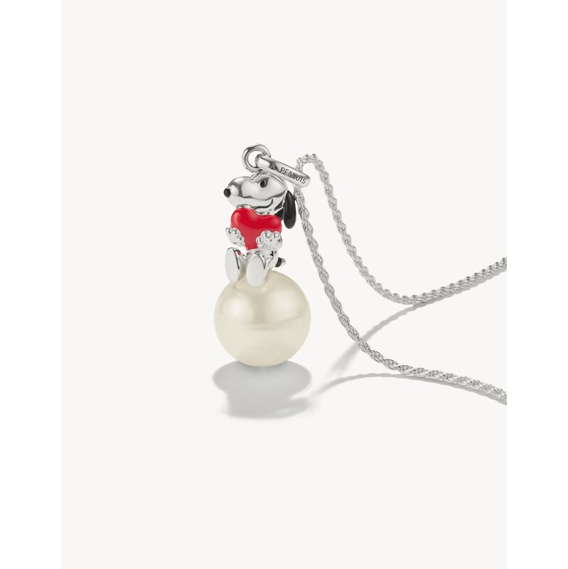 Thomas Sabo Snoopy Pendant in silver/ red