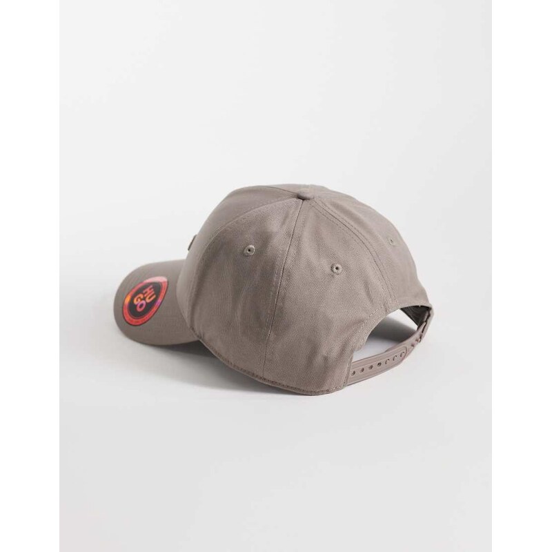 HUGO Red cotton twill cap with logo in light brown