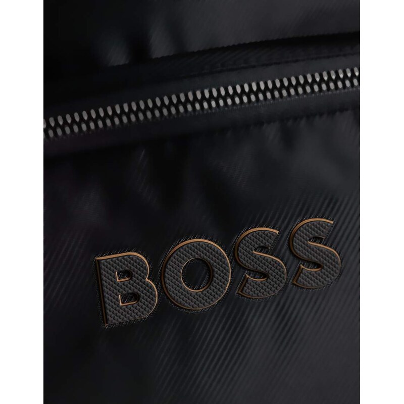 BOSS Orange Boss Catch tonal logo backpack in black