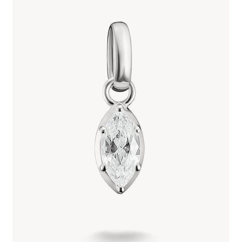 Thomas Sabo Charm pendant in silver, white