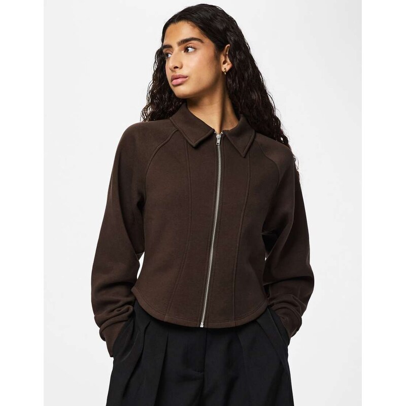 Pieces Cardigan in delicioso-Brown 115509279