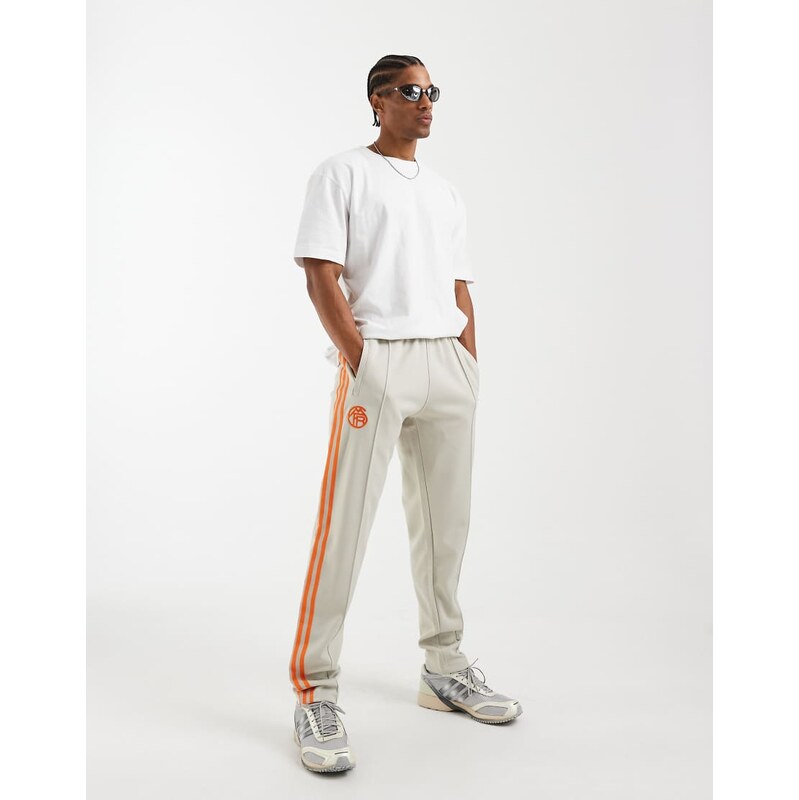 adidas performance Fc bayern originals track pants in beige