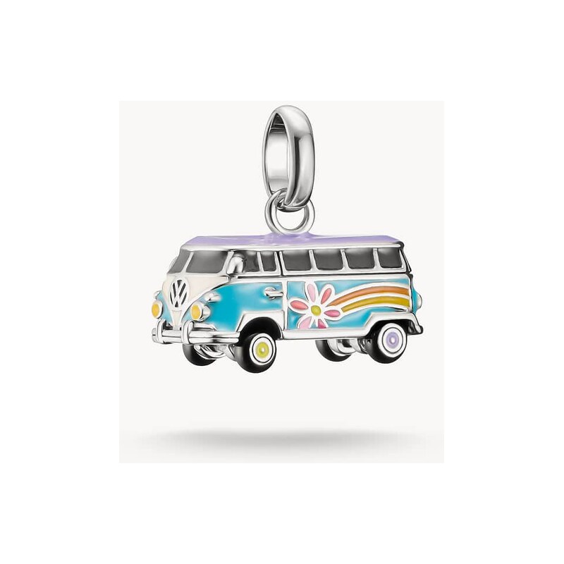 Thomas Sabo Charm pendant in silver, white