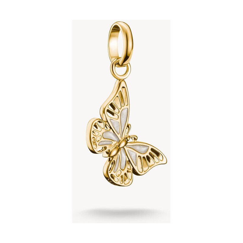 Thomas Sabo Charm pendant connect gold-plated in yellow gold, white 115509419