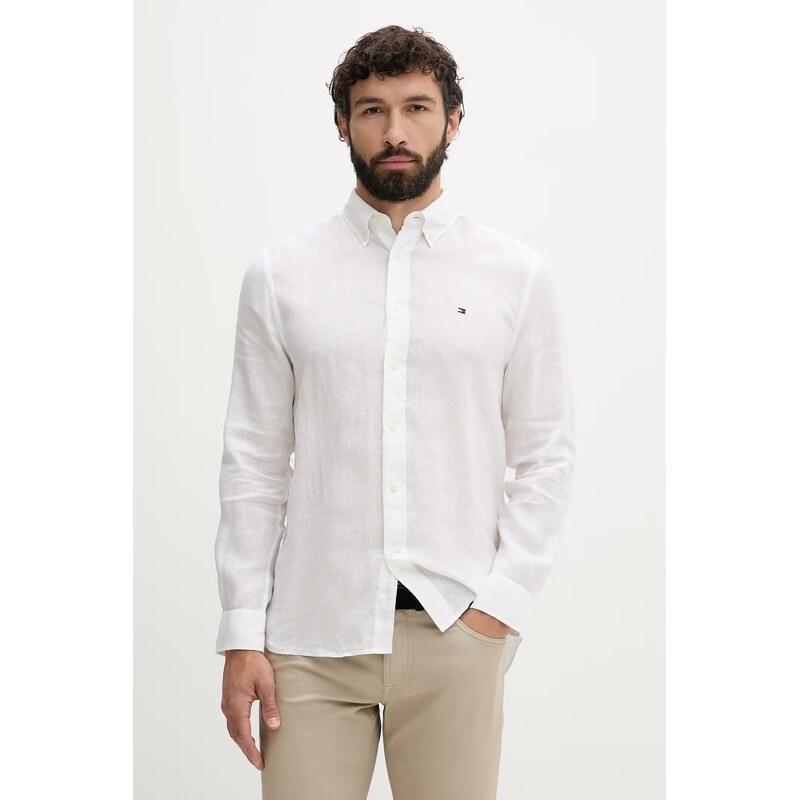 Tommy Hilfiger košile pánská lněná