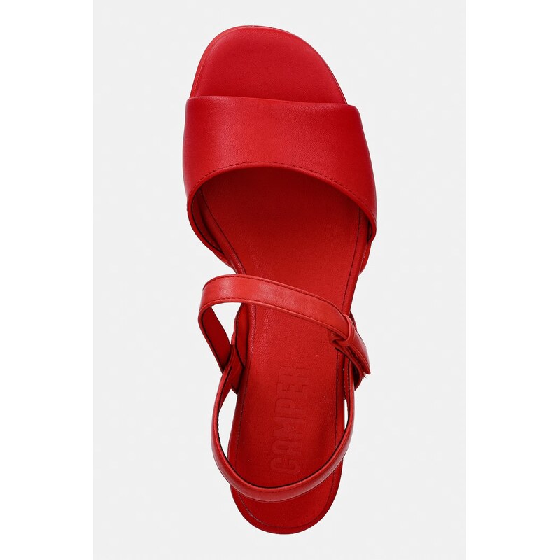 Camper sandály na sloupku kožené Katie Sandal