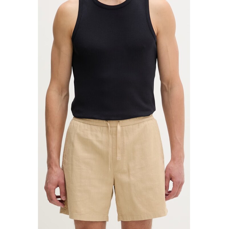 Tommy Jeans šortky pánské se lnem