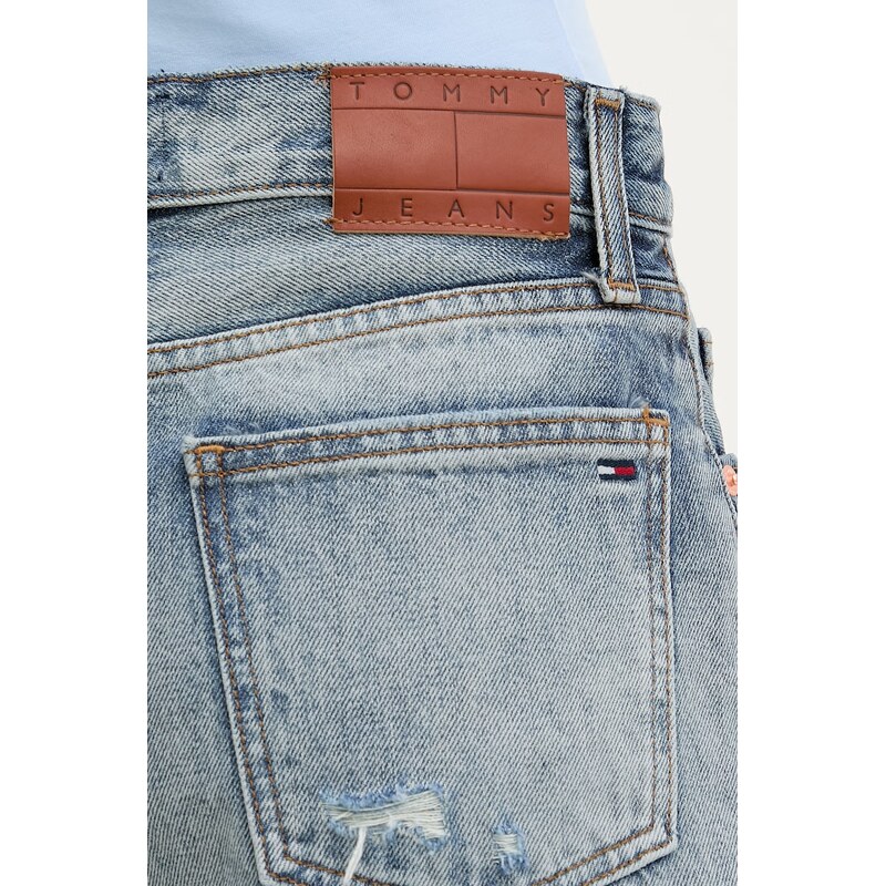 Tommy Jeans šortky dámské džínové