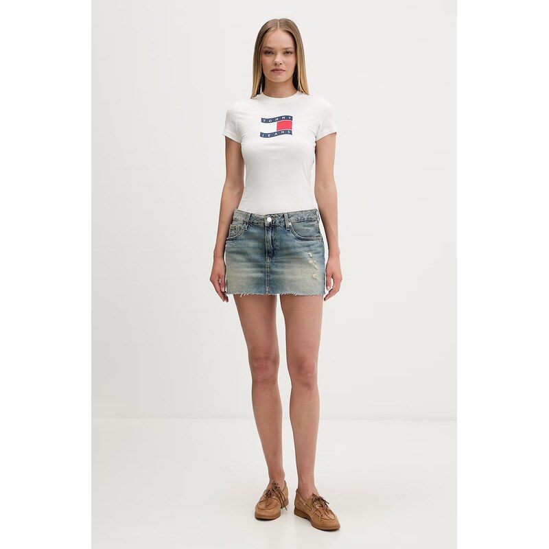 Tommy Jeans sukně džínová