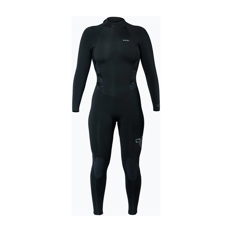Dámský plavecký neopren Xcel Axis Back Zip 4/3 mm Full black