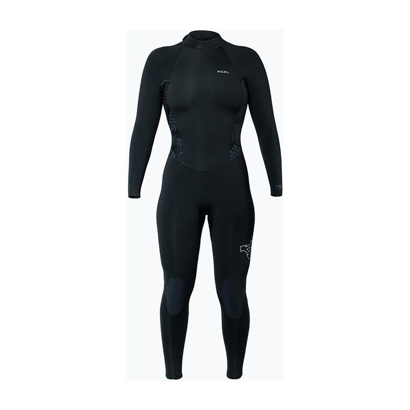 Dámský plavecký neopren Xcel Axis Back Zip 3/2 mm Full black