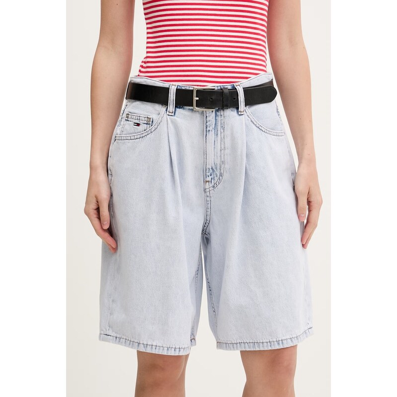 Tommy Jeans šortky dámské džínové