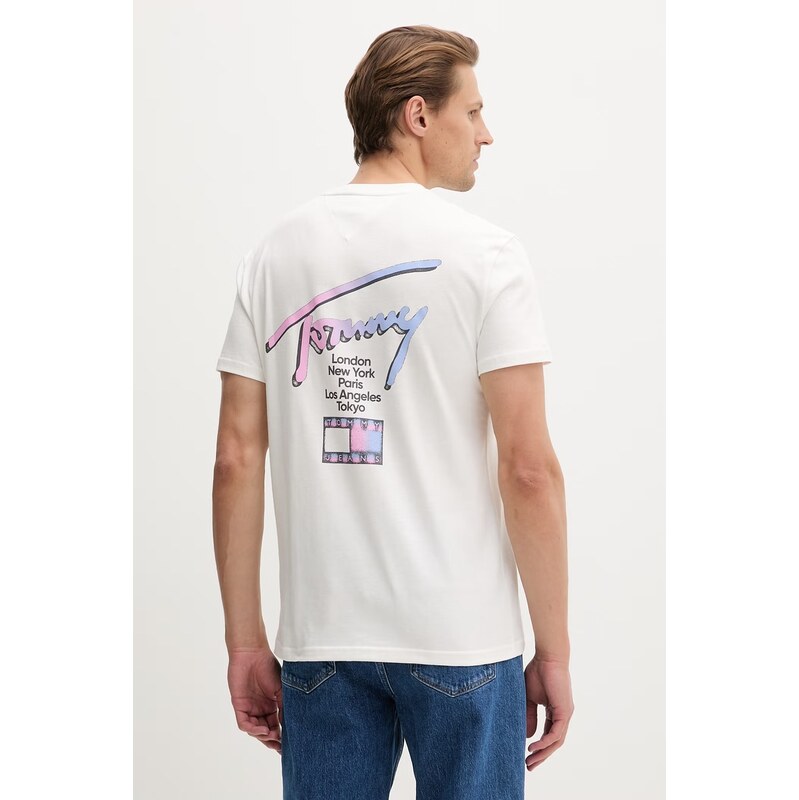 Tommy Jeans tričko pánské bavlněné