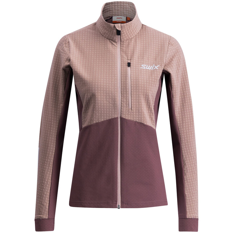 Dámská funkční mikina Swix Pace Hybrid Full Zip Midlayer W 112444102