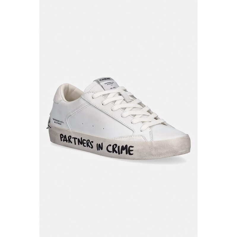 Crime London DISTRESSED sneakers boty dámské kožené