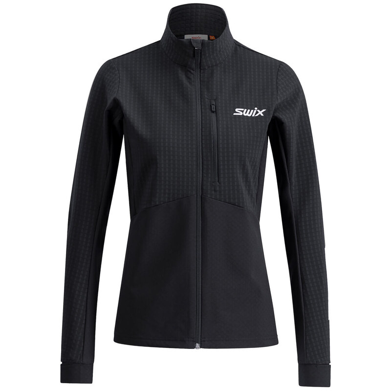 Dámská funkční mikina Swix Pace Hybrid Full Zip Midlayer W 112445629