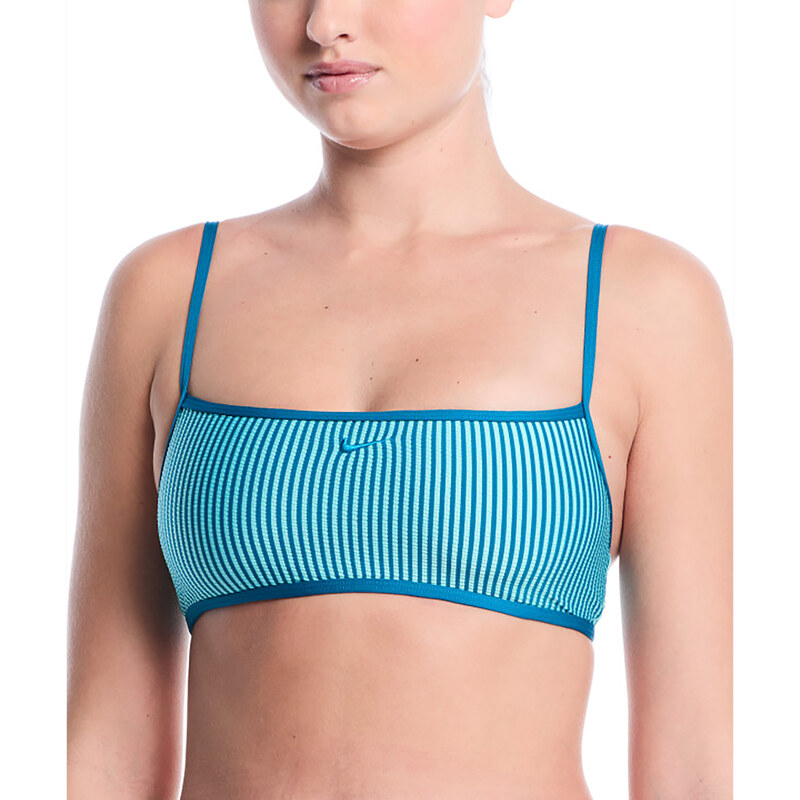 Horní díl plavek Nike Ripple Texture Bralette Classic Bikini