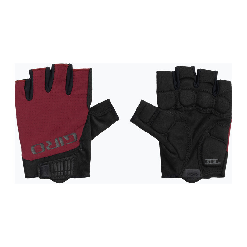 Pánské cyklistické rukavice Giro Bravo Gel II ox red