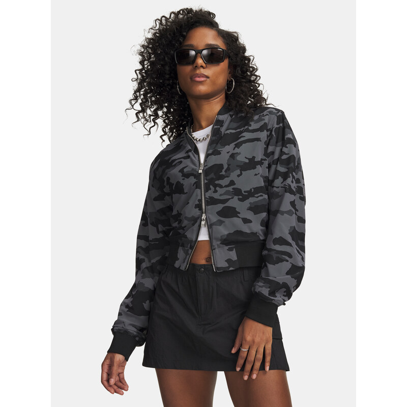 Under Armour Pod Armour Unstoppable Mesh Camo Bomber Jacket 115552464