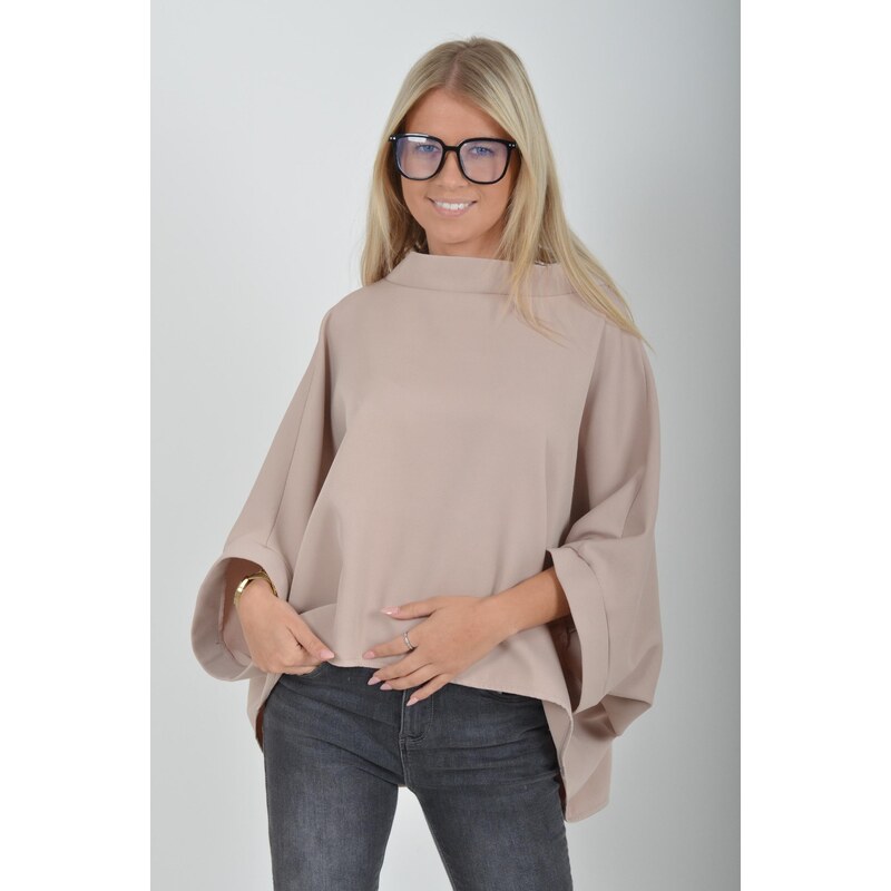Enjoy Style Tmavě béžová halenka ES6773 115526139