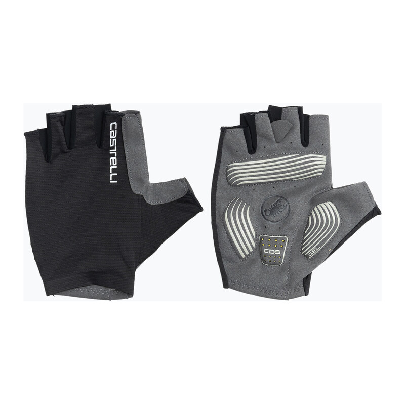 Pánské cyklistické rukavice Castelli Espresso light black