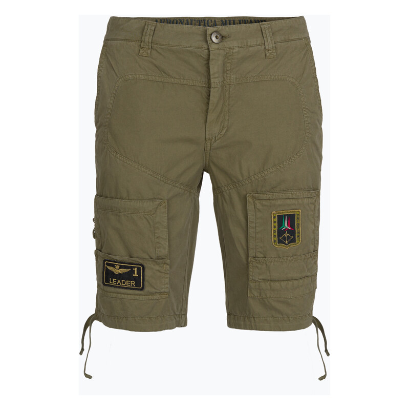 Pánské šortky Aeronautica Militare BE0041UCT01122 green