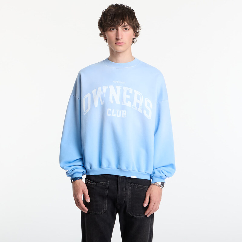 Mikina REPRESENT Owners Sweatshirt UNISEX Sky Blue S