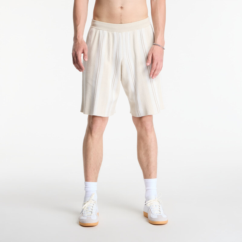 Šortky Patta Knitted Football Shorts Oatmeal S