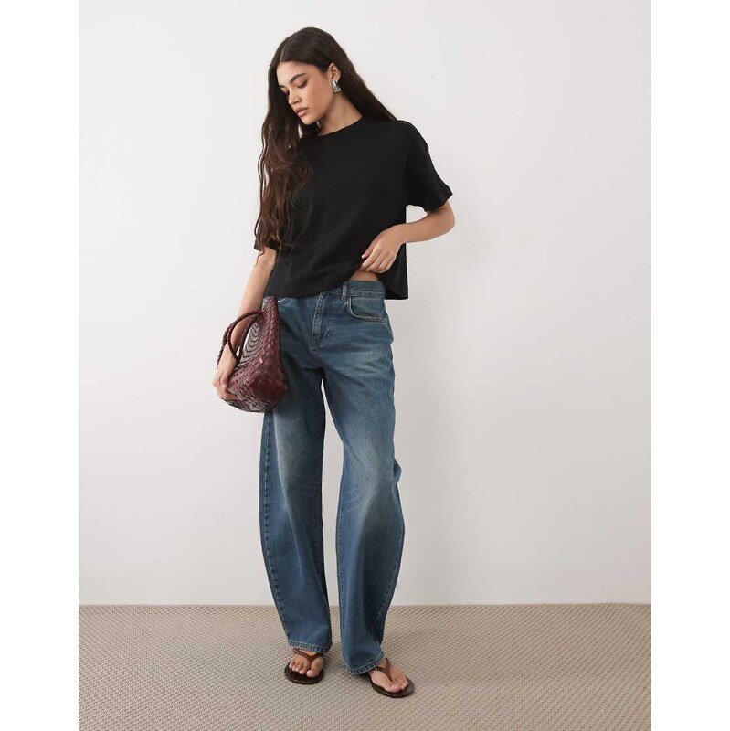 New Look premium boxy tee in black 115527515
